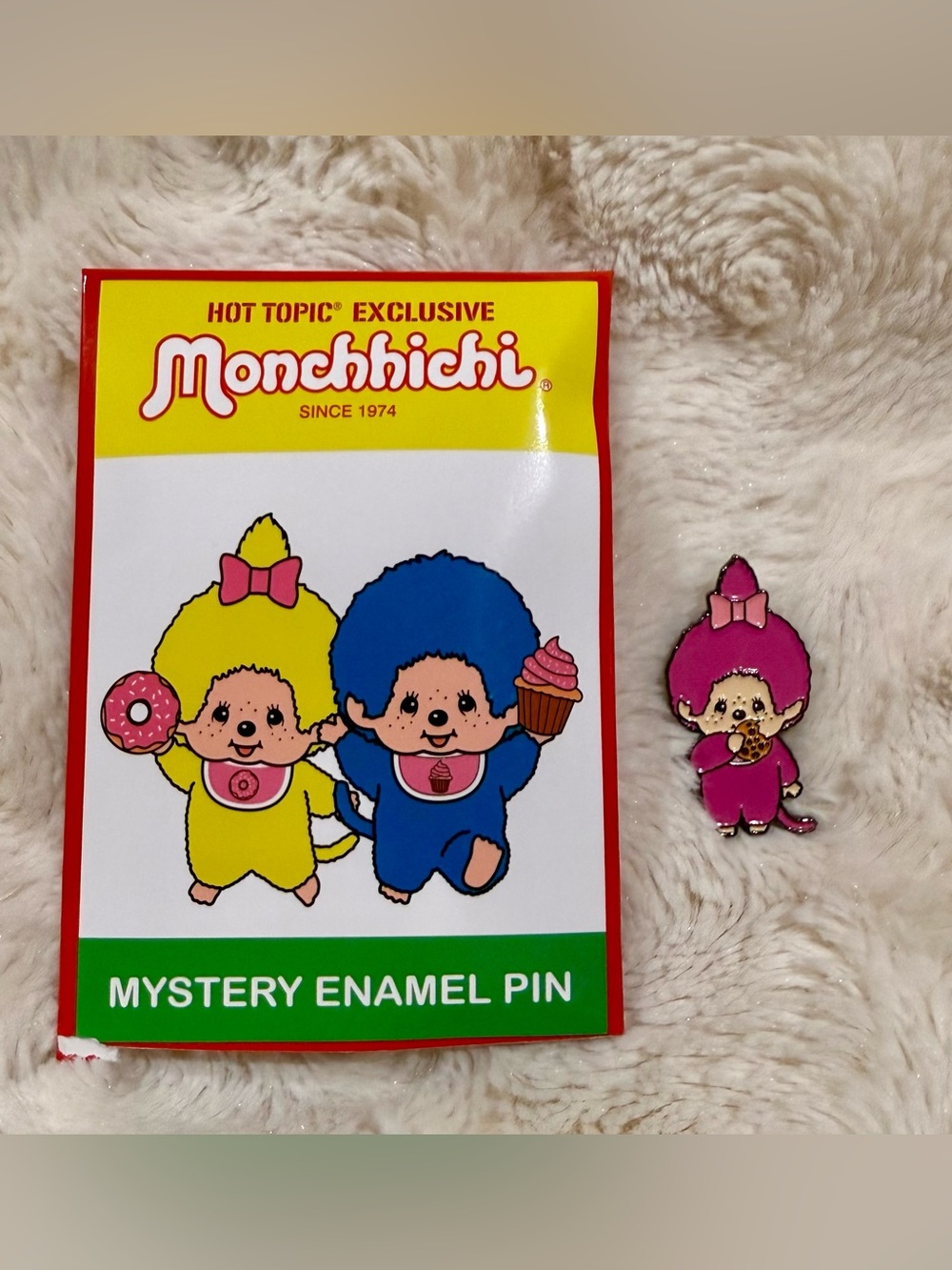Monchhichi Sweet Blind Bag Enamel Pin Hot Topic Exclusive